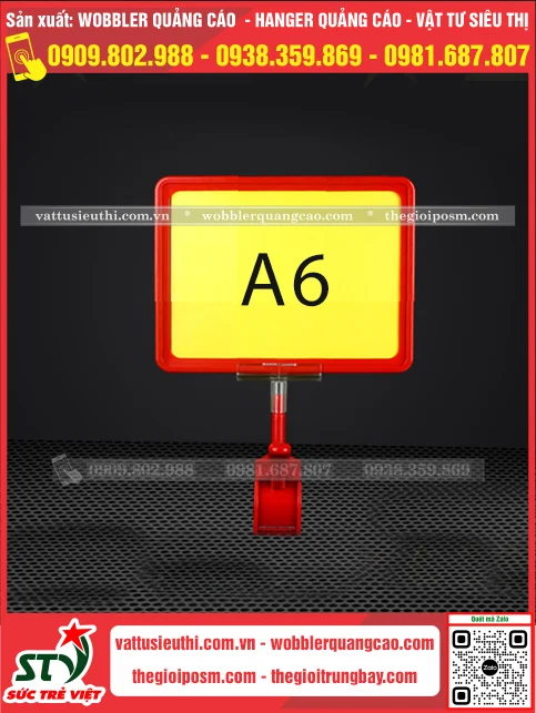 Kẹp bảng giá khung A6