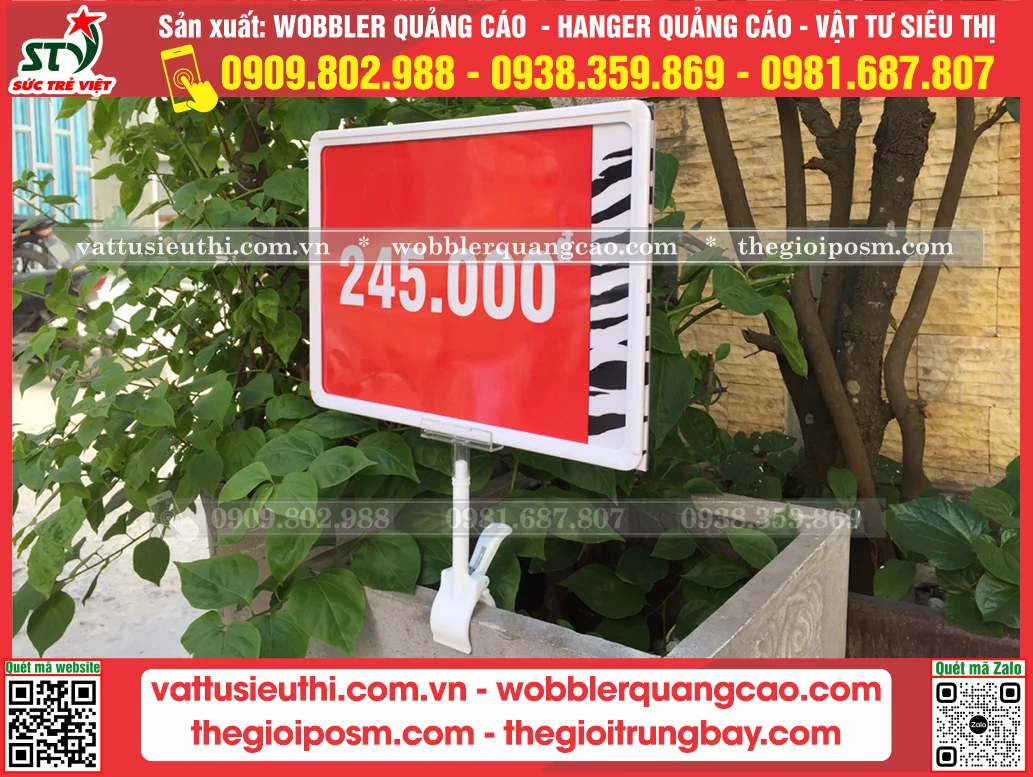 Kẹp khung bảng giá 2