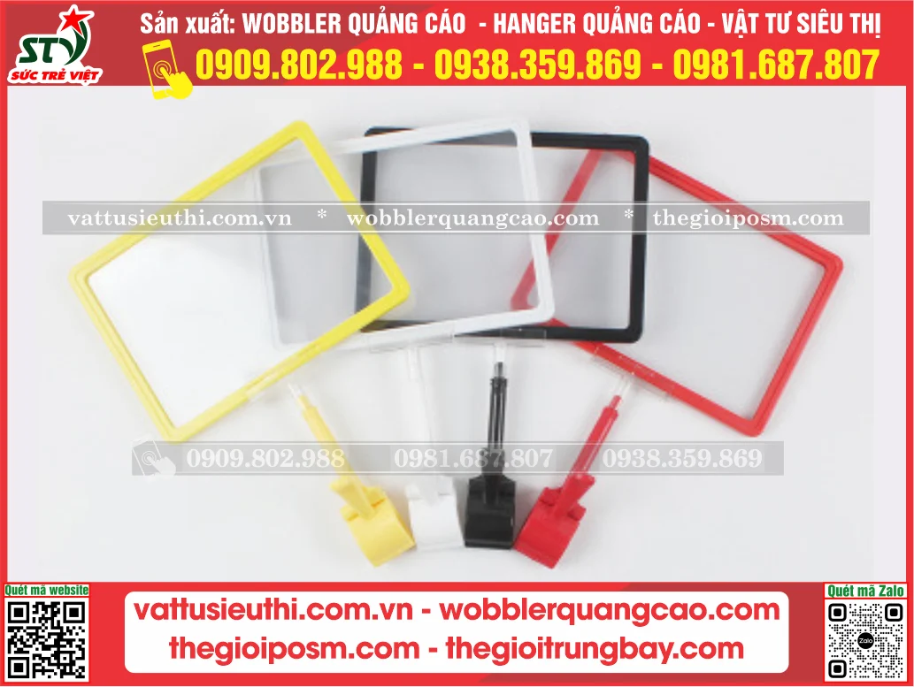 Kẹp khung bảng giá A4