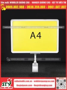 Kẹp bảng giá khung A4
