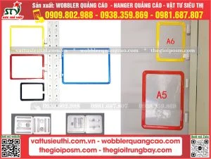 Kẹp bảng giá chân khung A5