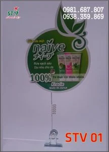 Kẹp lò xo quảng cáo